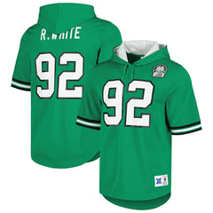 Reggie White Philadelphia Eagles Retired Player Name & Number Mesh Hoodie T-Shirt - Kelly Green online