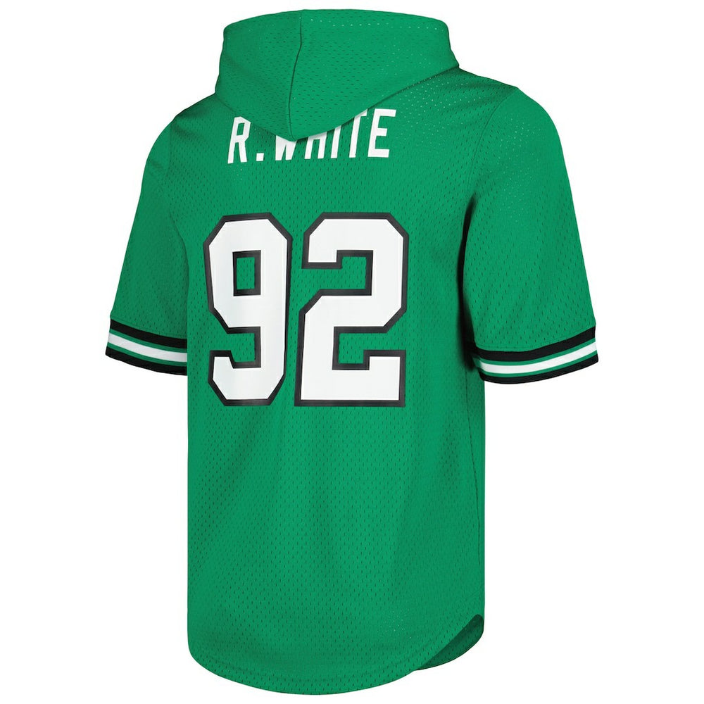 Reggie White Philadelphia Eagles Retired Player Name & Number Mesh Hoodie T-Shirt - Kelly Green online