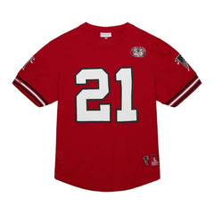 Deion Sanders Atlanta Falcons Retired Player Name & Number Mesh Top - Red on sale