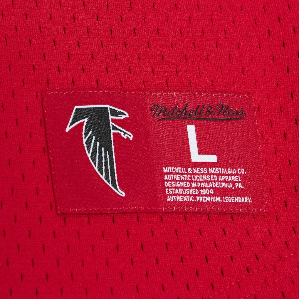 Deion Sanders Atlanta Falcons Retired Player Name & Number Mesh Top - Red on sale