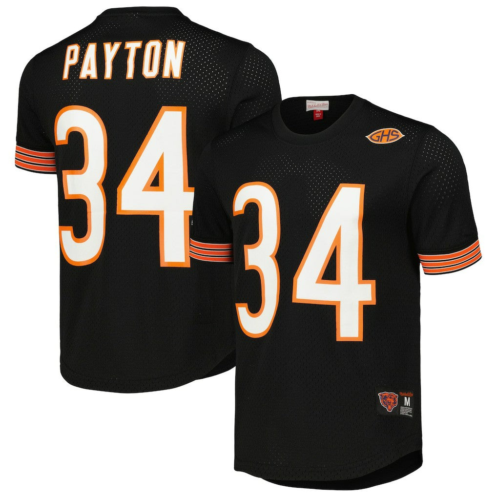 Walter Payton Chicago Bears Retired Player Name & Number Mesh Top - Black discount