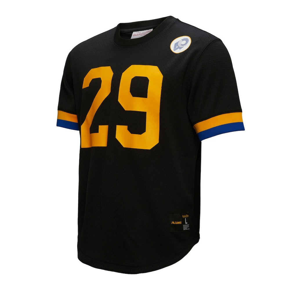 Eric Dickerson Los Angeles Rams Retired Player Name & Number Mesh Top - Black sale