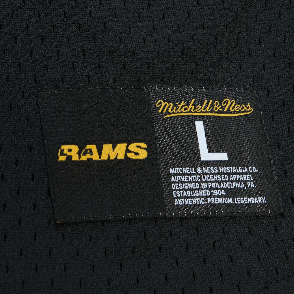 Eric Dickerson Los Angeles Rams Retired Player Name & Number Mesh Top - Black sale