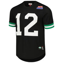 Joe Namath New York Jets Retired Player Name & Number Mesh Top - Black sale