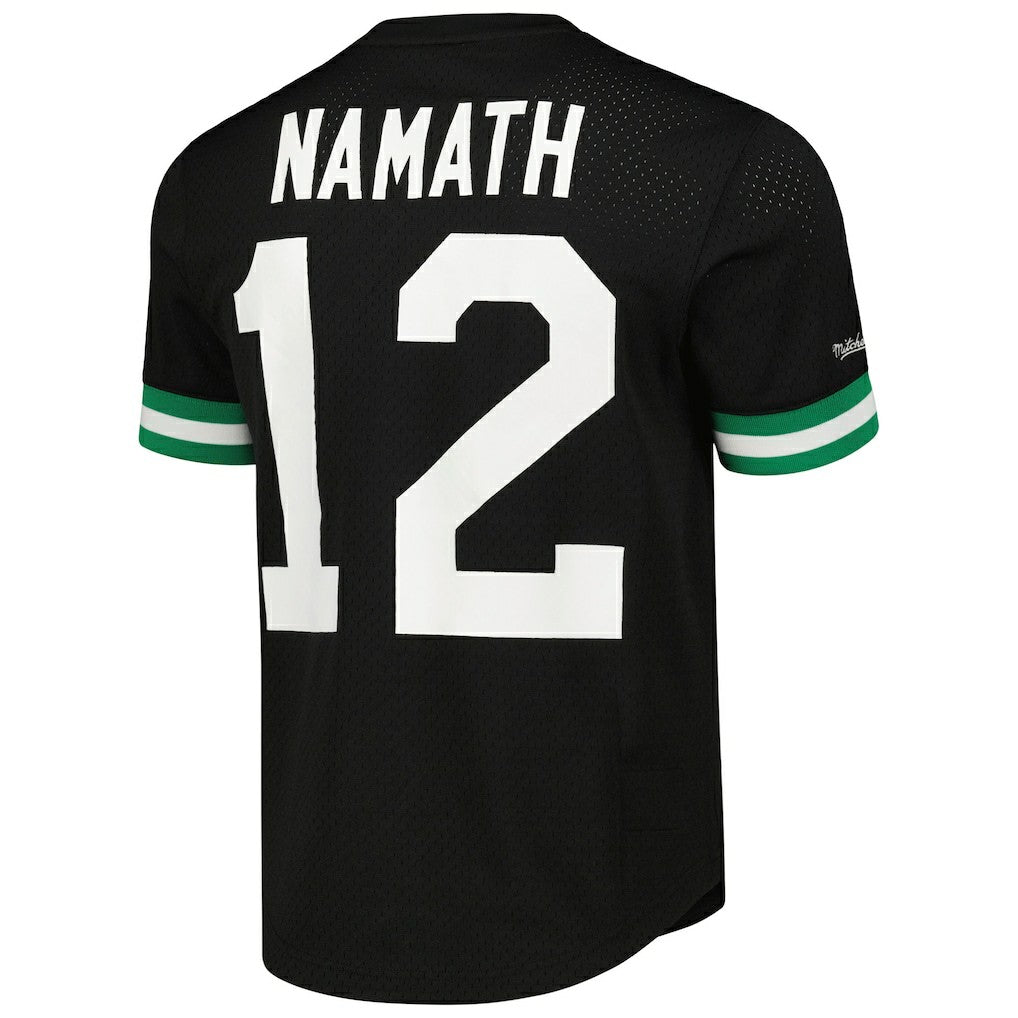 Joe Namath New York Jets Retired Player Name & Number Mesh Top - Black sale