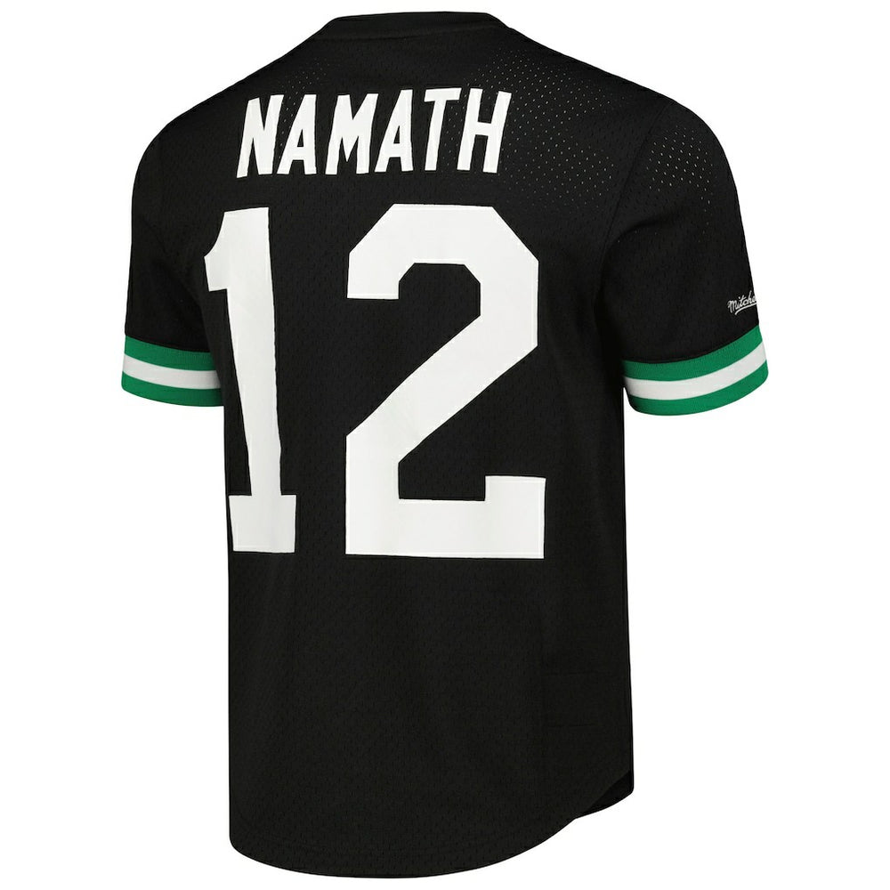 Joe Namath New York Jets Retired Player Name & Number Mesh Top - Black sale
