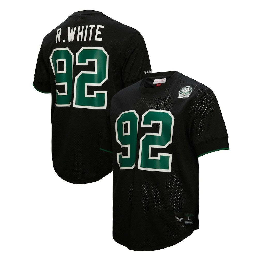 Reggie White Philadelphia Eagles Retired Player Name & Number Mesh Top - Black on sale
