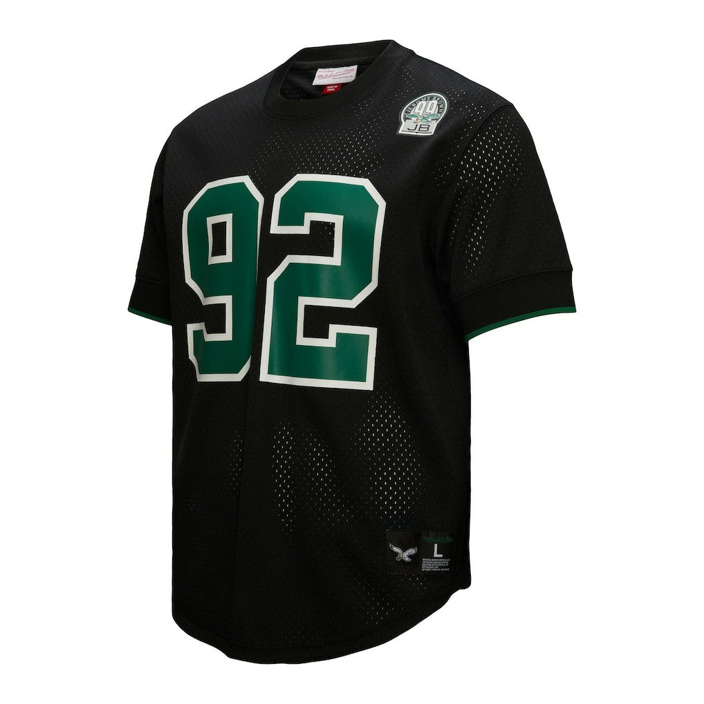 Reggie White Philadelphia Eagles Retired Player Name & Number Mesh Top - Black on sale