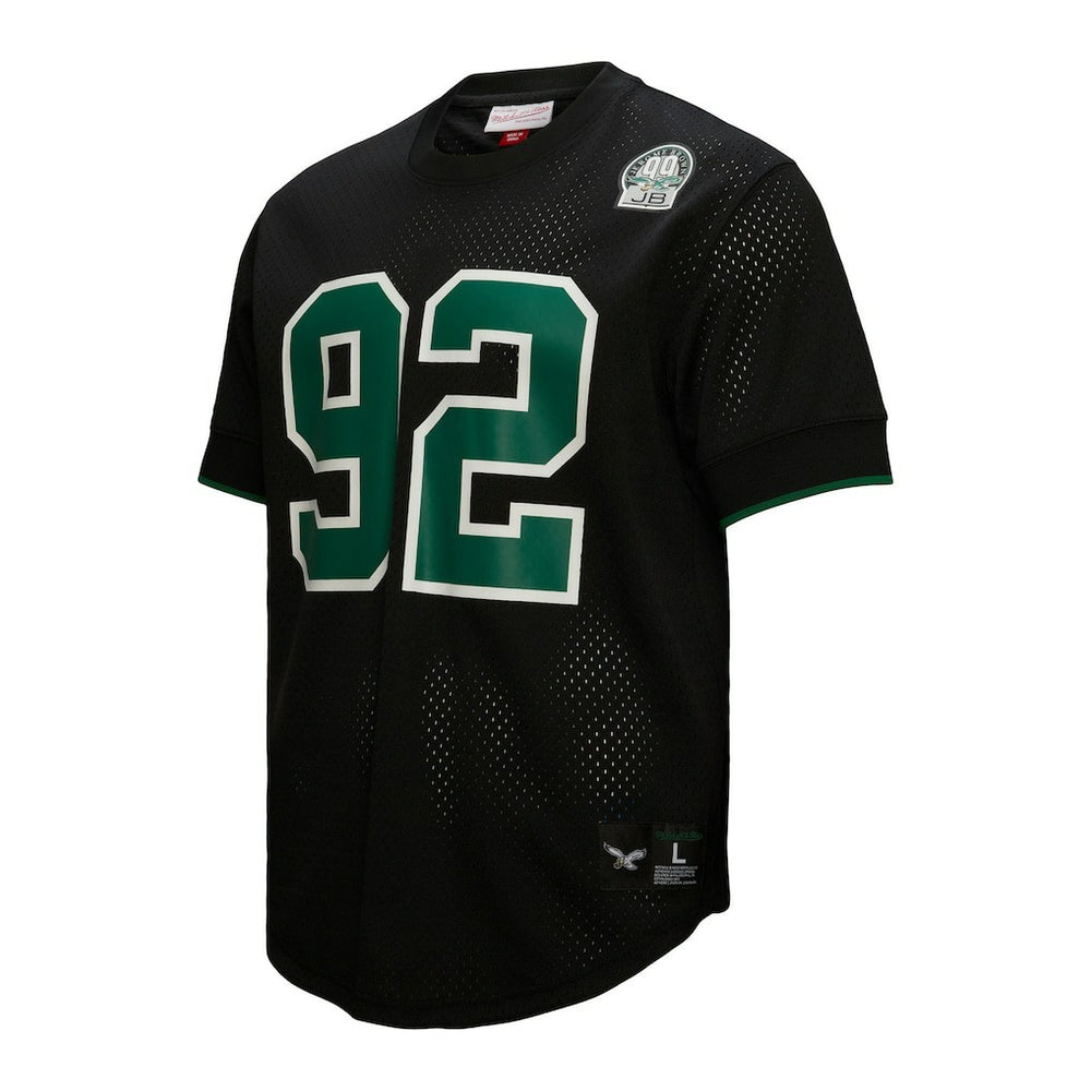 Reggie White Philadelphia Eagles Retired Player Name & Number Mesh Top - Black on sale