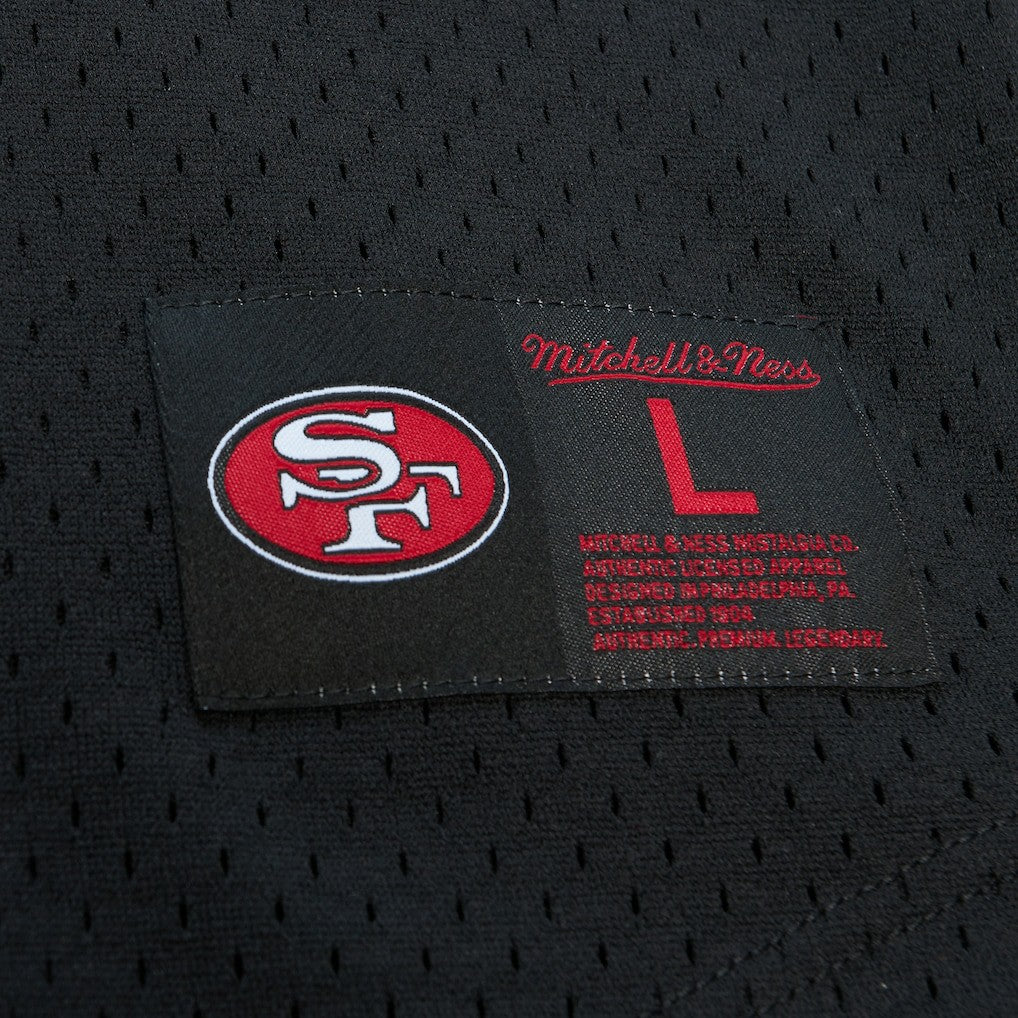 Joe Montana San Francisco 49ers Retired Player Name & Number Mesh Top - Black for sale