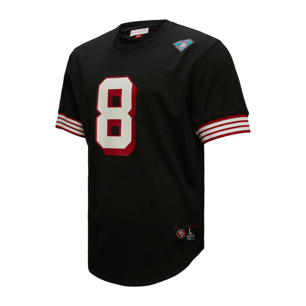 Steve Young San Francisco 49ers Retired Player Name & Number Mesh Top - Black discount
