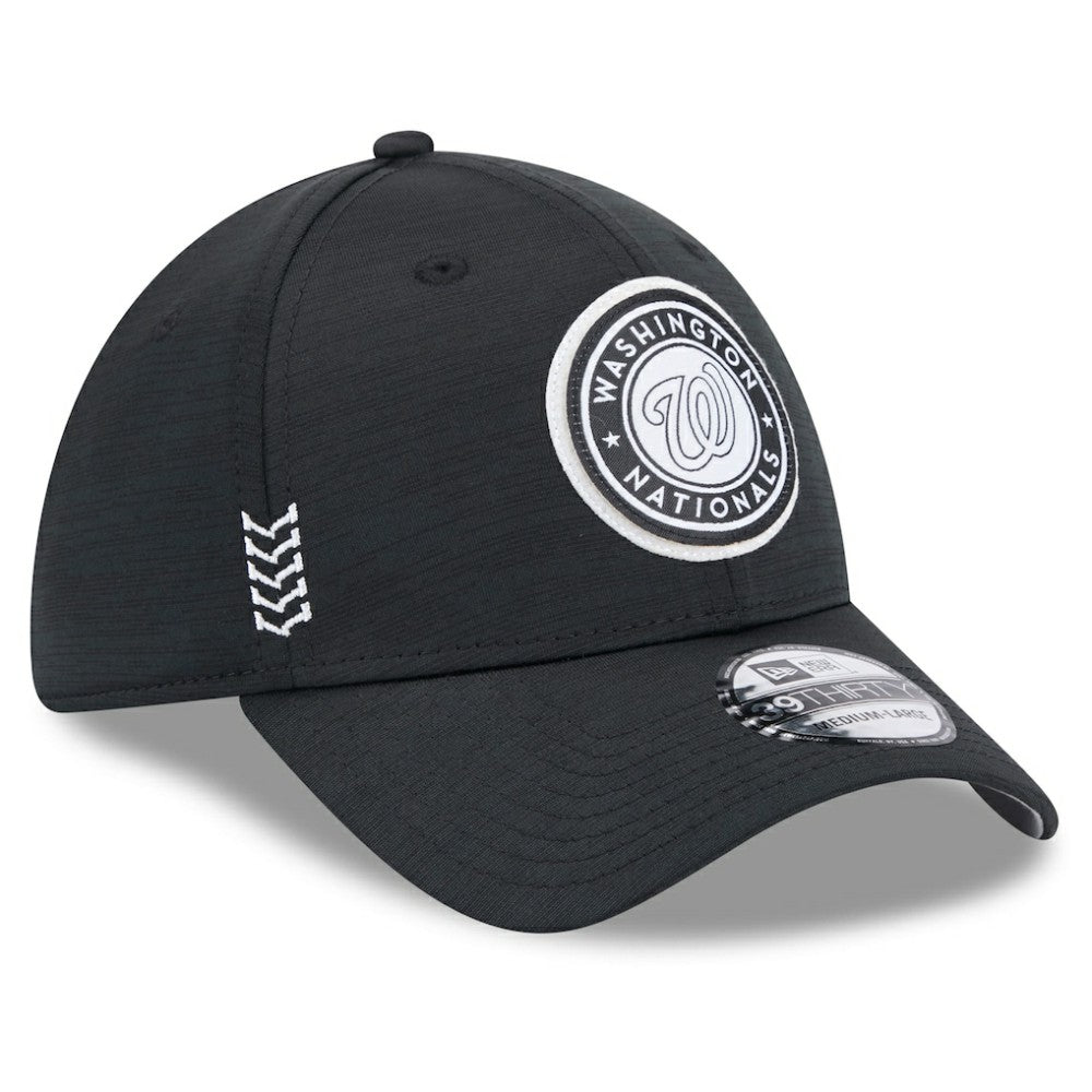 Washington Nationals 2024 Clubhouse 39THIRTY Flex Hat Black