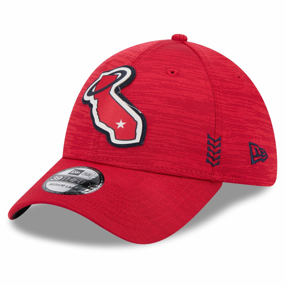 Los Angeles Angels 2024 Clubhouse 39THIRTY Flex Hat Red