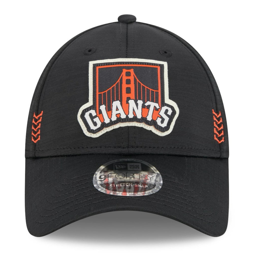 San Francisco Giants 2024 Clubhouse 9FORTY Adjustable Hat Black