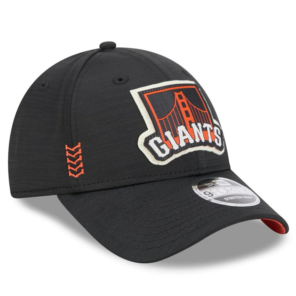 San Francisco Giants 2024 Clubhouse 9FORTY Adjustable Hat Black
