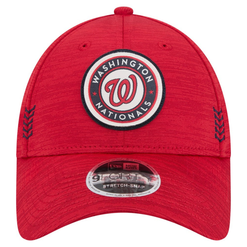 Washington Nationals 2024 Clubhouse 9FORTY Adjustable Hat Red