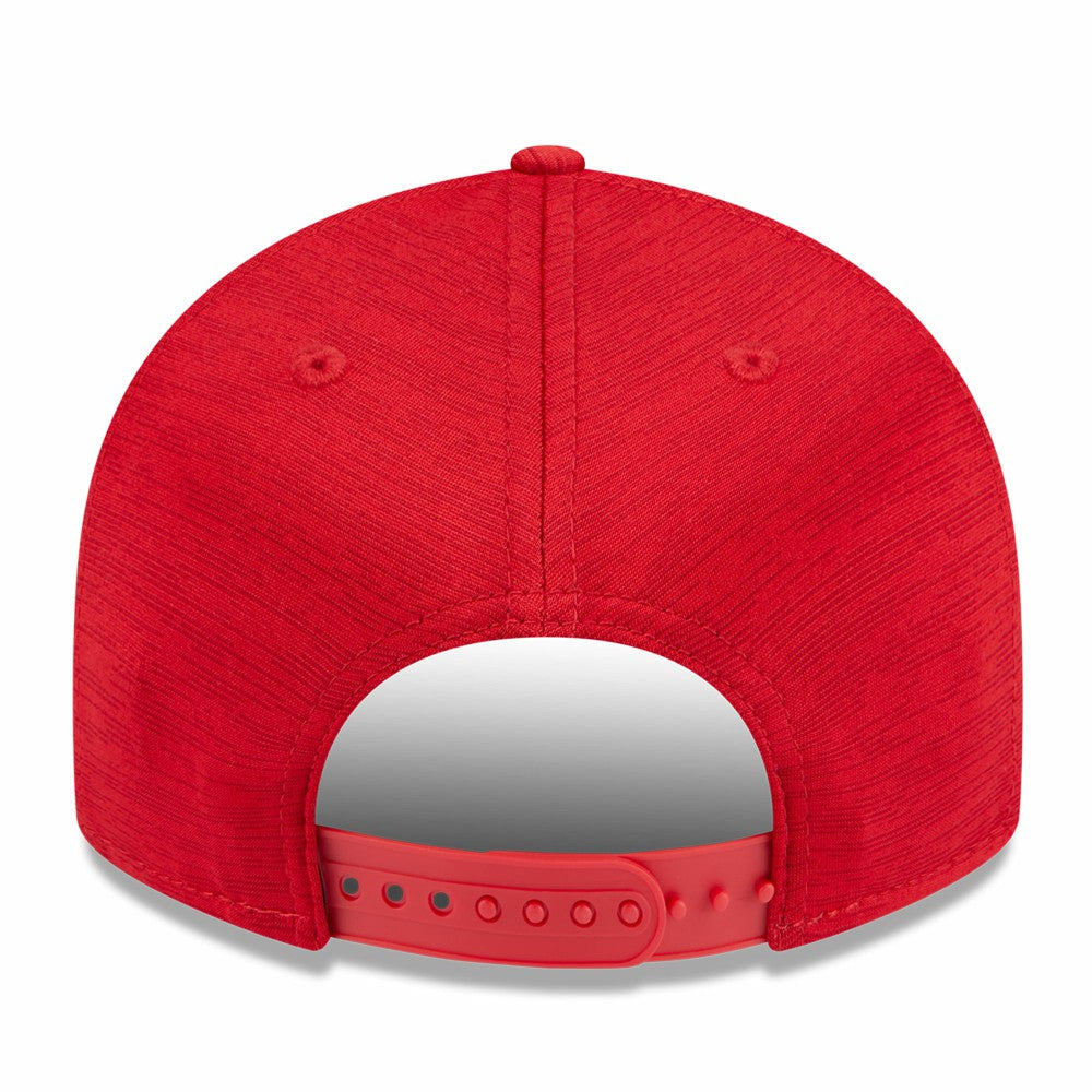 Los Angeles Angels 2024 Clubhouse Low Profile 9FIFTY Snapback Hat Red