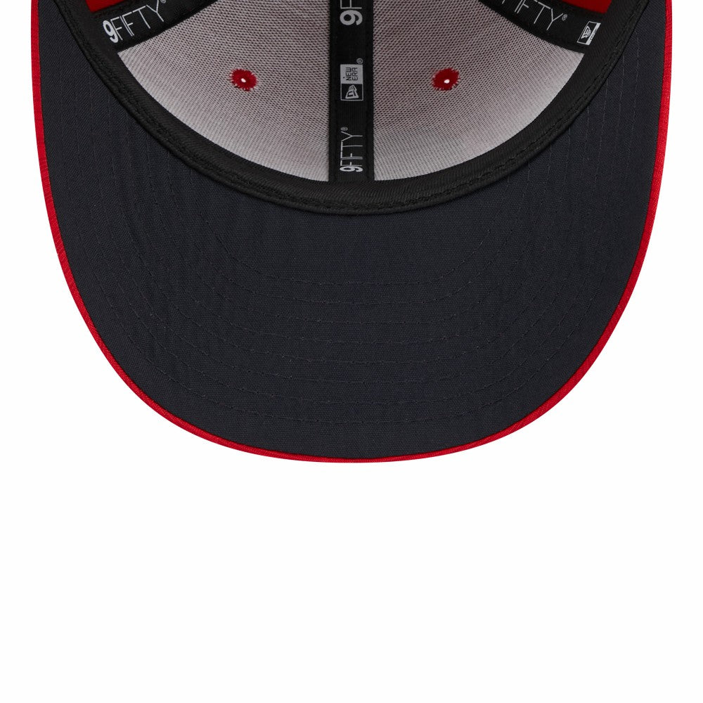 Los Angeles Angels 2024 Clubhouse Low Profile 9FIFTY Snapback Hat Red