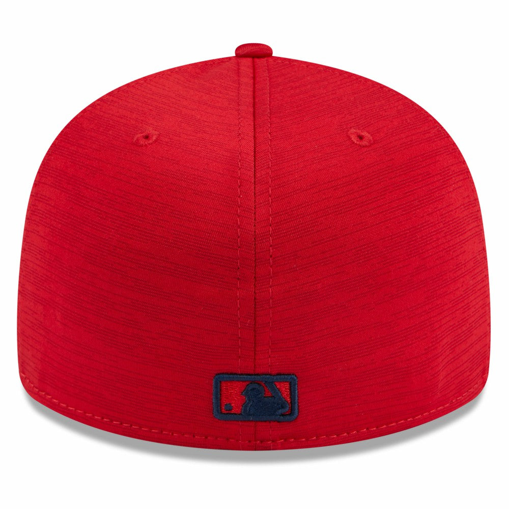 Los Angeles Angels 2024 Clubhouse Low Profile 59FIFTY Fitted Hat Red