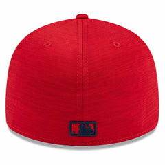 Los Angeles Angels 2024 Clubhouse Low Profile 59FIFTY Fitted Hat Red
