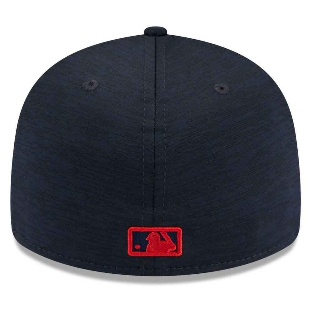 Atlanta Braves 2024 Clubhouse Low Profile 59FIFTY Fitted Hat Navy