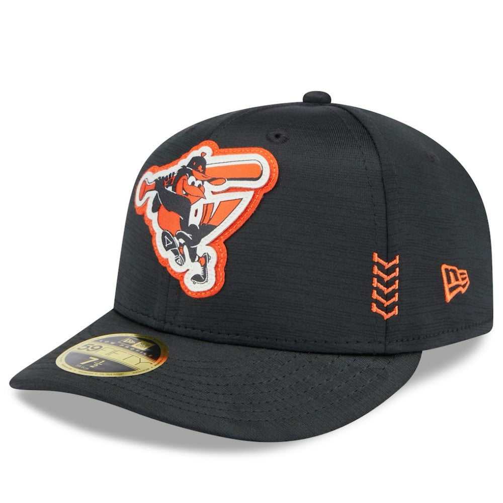 Baltimore Orioles 2024 Clubhouse Low Profile 59FIFTY Fitted Hat Black