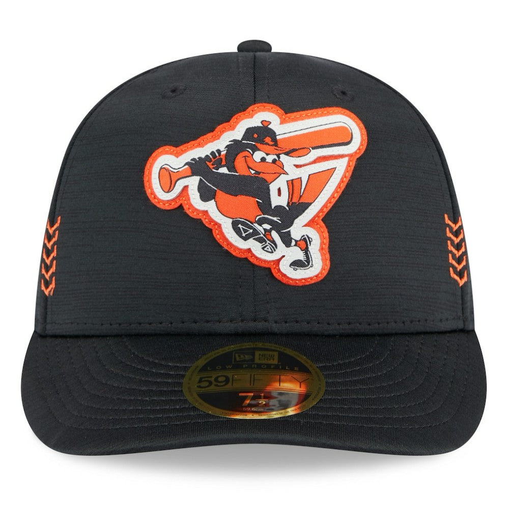 Baltimore Orioles 2024 Clubhouse Low Profile 59FIFTY Fitted Hat Black