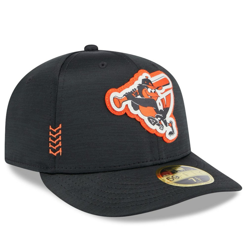 Baltimore Orioles 2024 Clubhouse Low Profile 59FIFTY Fitted Hat Black