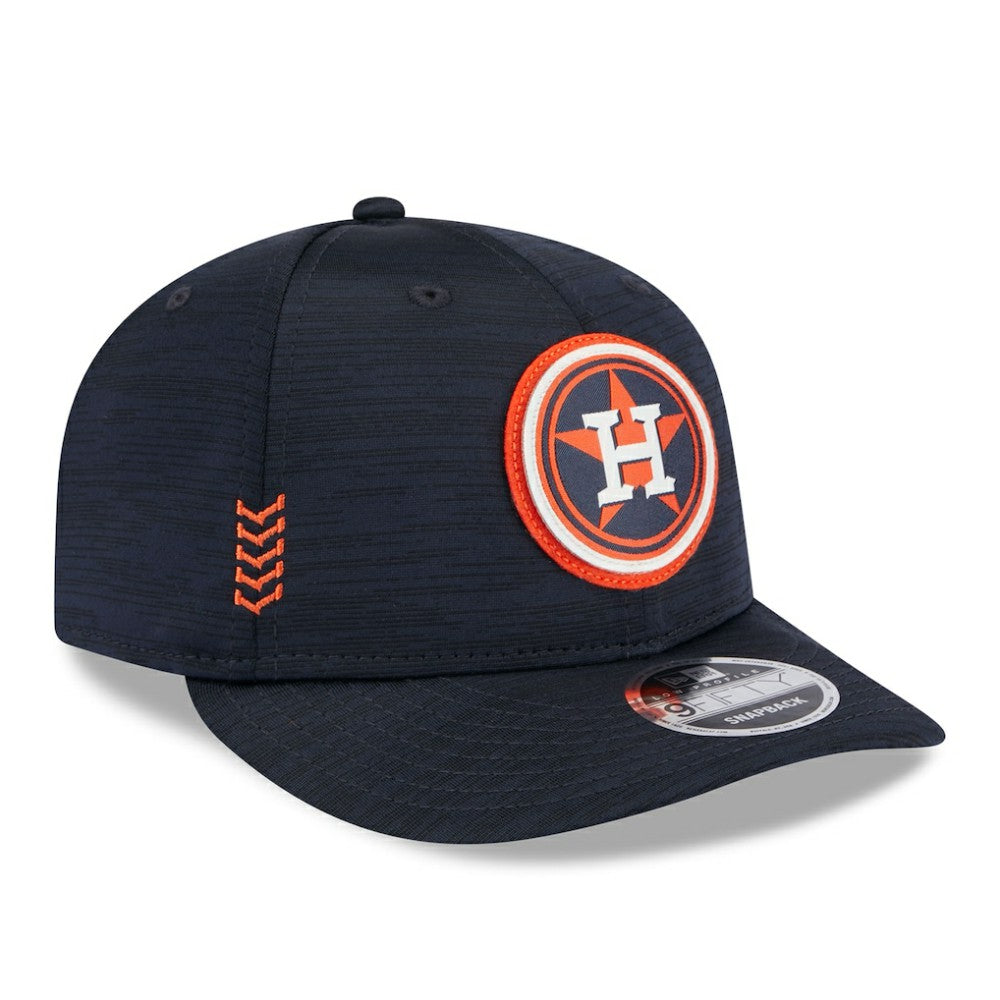 Houston Astros 2024 Clubhouse Low Profile 9FIFTY Snapback Hat Navy