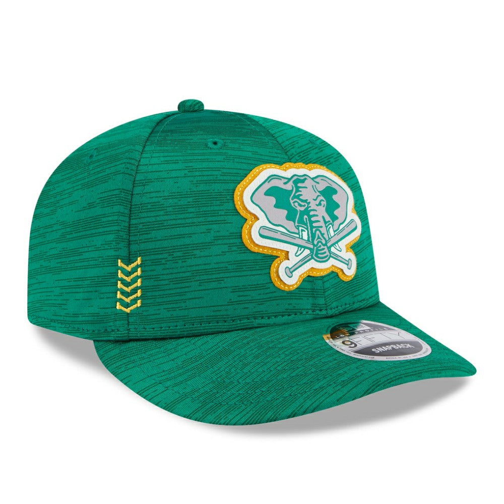 Athletics 2024 Clubhouse Low Profile 9FIFTY Snapback Hat Green