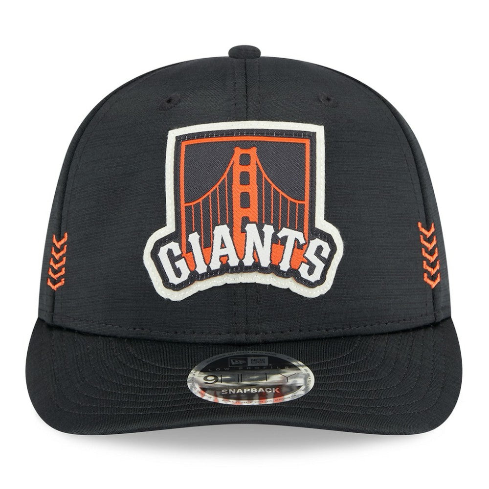 San Francisco Giants 2024 Clubhouse Low Profile 9FIFTY Snapback Hat Black