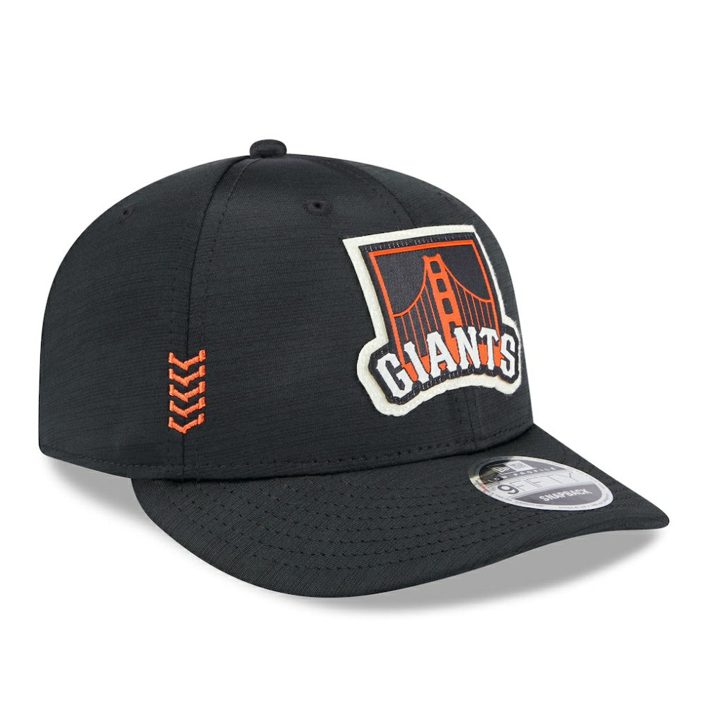 San Francisco Giants 2024 Clubhouse Low Profile 9FIFTY Snapback Hat Black