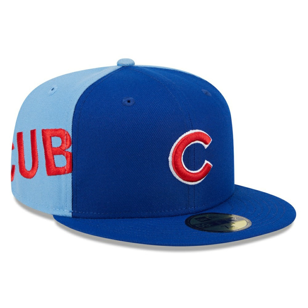 Chicago Cubs Gameday Sideswipe 59FIFTY Fitted Hat Royal/Light Blue