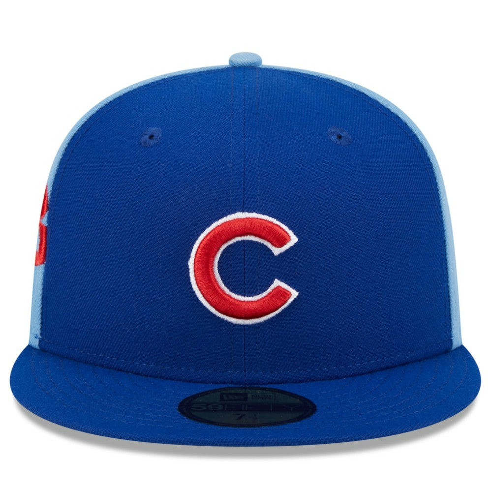 Chicago Cubs Gameday Sideswipe 59FIFTY Fitted Hat Royal/Light Blue