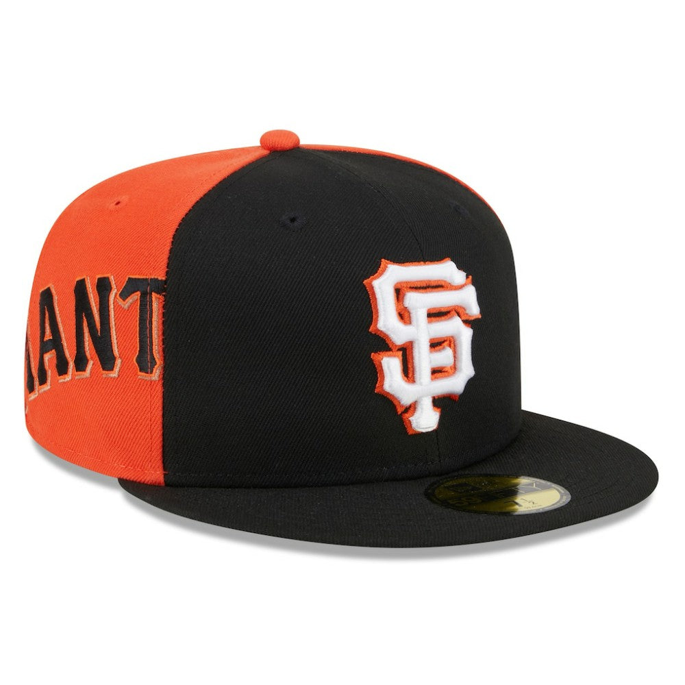 San Francisco Giants Gameday Sideswipe 59FIFTY Fitted Hat Black/Orange