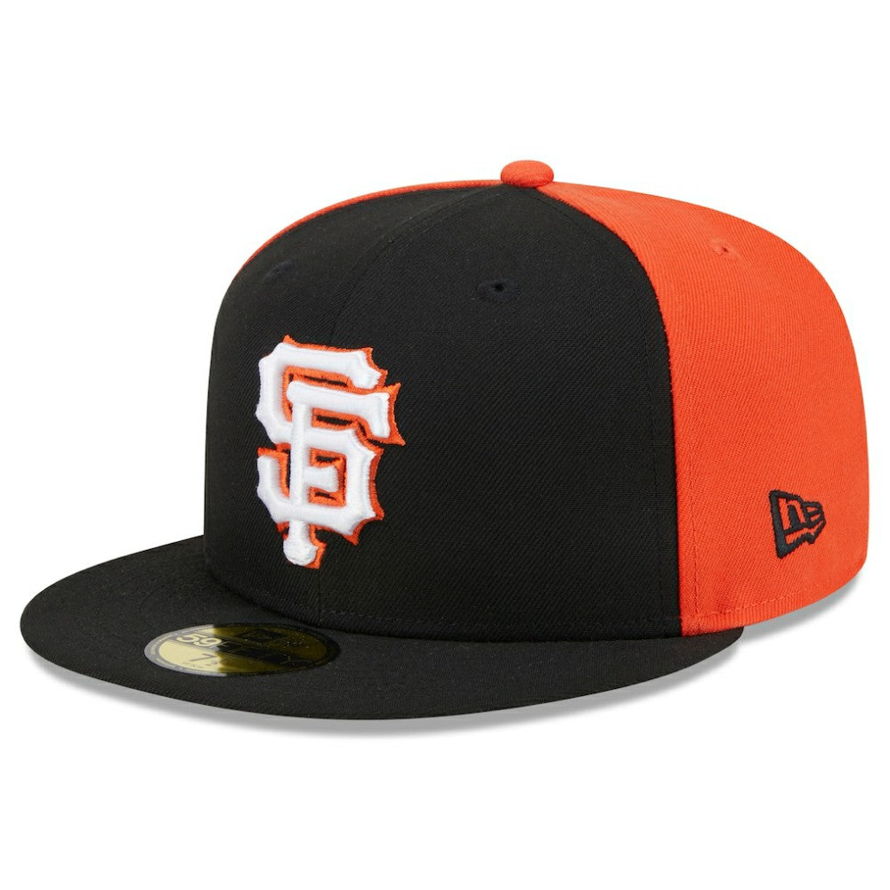 San Francisco Giants Gameday Sideswipe 59FIFTY Fitted Hat Black/Orange