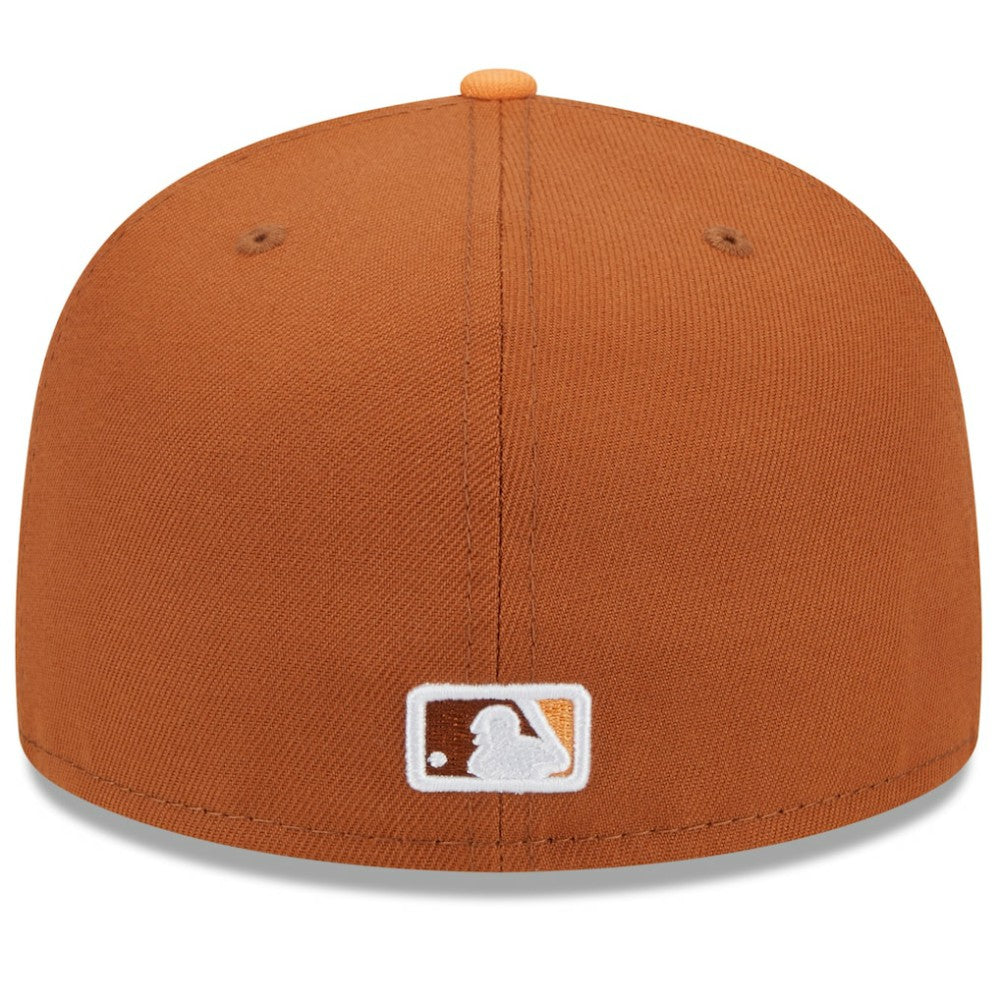 Chicago White Sox Spring Color Basic Two-Tone 59FIFTY Fitted Hat Brown/Orange