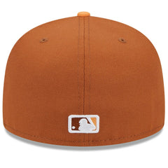 Chicago White Sox Spring Color Basic Two-Tone 59FIFTY Fitted Hat Brown/Orange
