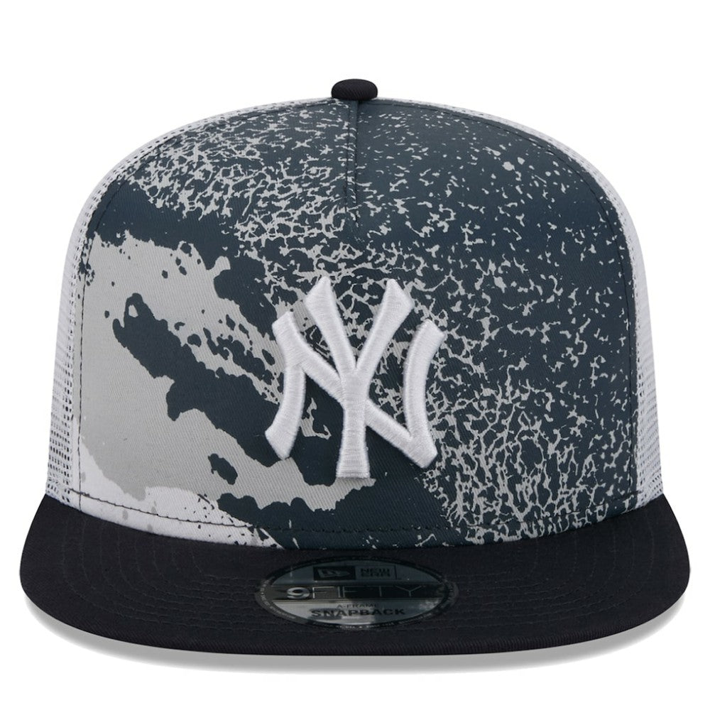 New York Yankees Court Sport 9FIFTY Snapback Hat Navy