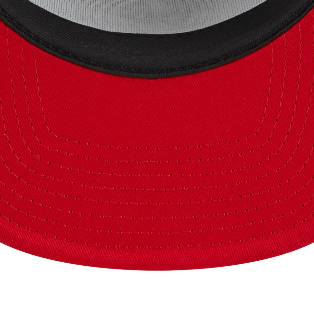 Boston Red Sox Team Foam Front A-Frame Trucker 9FIFTY Snapback Hat White/Red