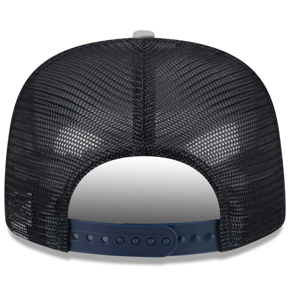 New York Yankees Team Foam Front A-Frame Trucker 9FIFTY Snapback Hat White/Gray