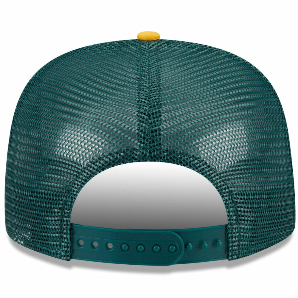 Athletics Team Foam Front A-Frame Trucker 9FIFTY Snapback Hat White/Gold