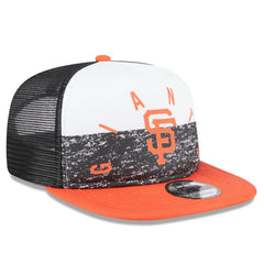 San Francisco Giants Team Foam Front A-Frame Trucker 9FIFTY Snapback Hat White/Orange