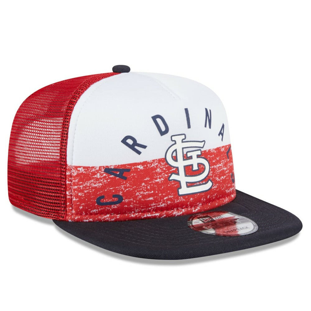 St. Louis Cardinals Team Foam Front A-Frame Trucker 9FIFTY Snapback Hat White/Red