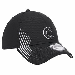 Chicago Cubs Active Dash Mark 39THIRTY Flex Hat Black