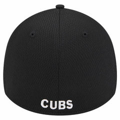 Chicago Cubs Active Dash Mark 39THIRTY Flex Hat Black