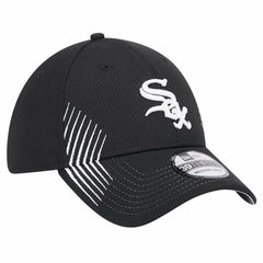Chicago White Sox Active Dash Mark 39THIRTY Flex Hat Black
