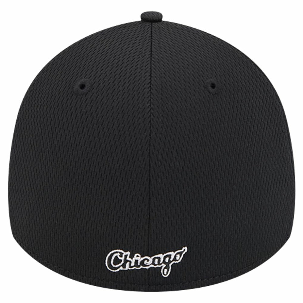 Chicago White Sox Active Dash Mark 39THIRTY Flex Hat Black