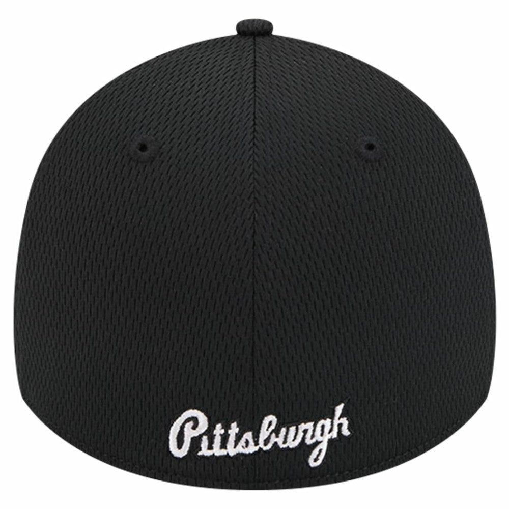 Pittsburgh Pirates Active Dash Mark 39THIRTY Flex Hat Black