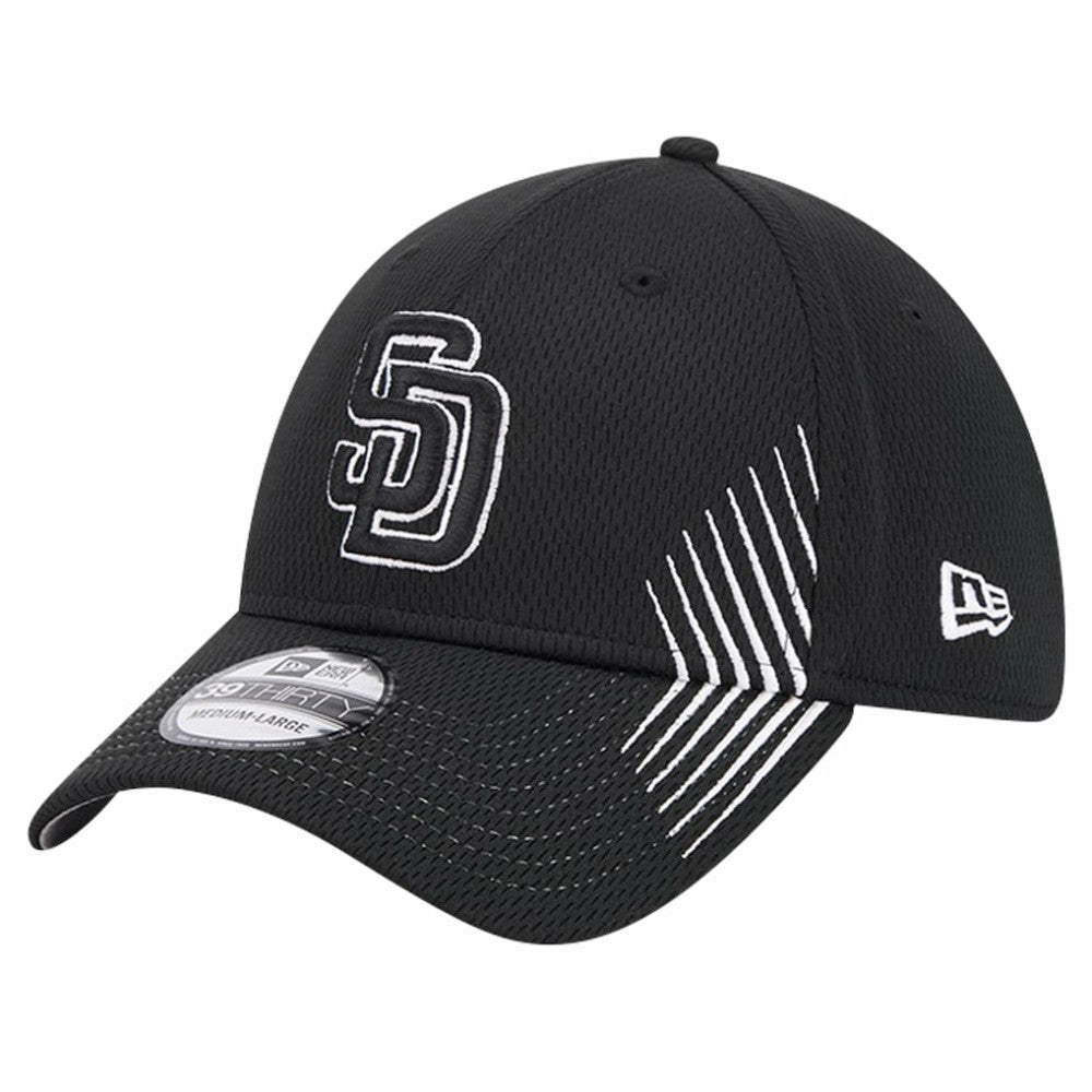 San Diego Padres Active Dash Mark 39THIRTY Flex Hat Black